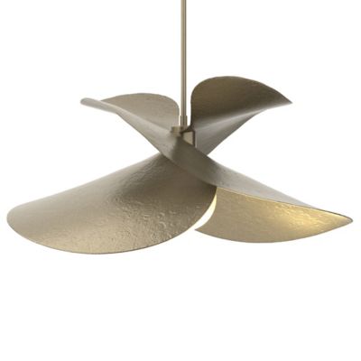 Hubbardton Forge Hibiscus Pendant Light - Color: Gold - Size: Large - 13945