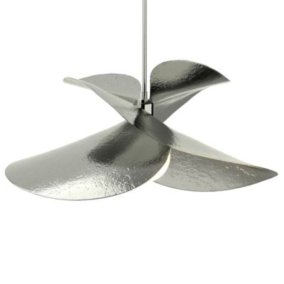 Hubbardton Forge Hibiscus Pendant Light - Color: Silver - Size: Large - 139