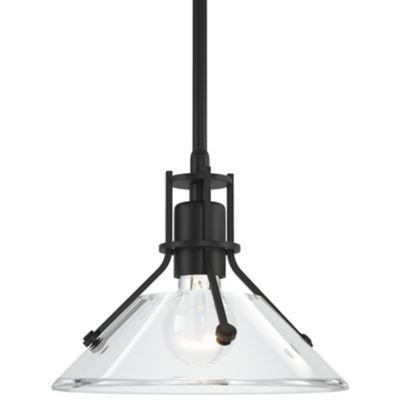 Hubbardton Forge Henry Glass Mini Pendant Light - Color: Clear - Size: Stan