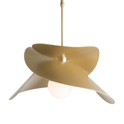 Hubbardton Forge Hibiscus Outdoor Pendant Light - Color: White - Size: Stan