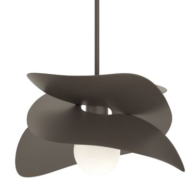 Hubbardton Forge Hibiscus Outdoor Pendant Light - Color: Grey - Size: Stand