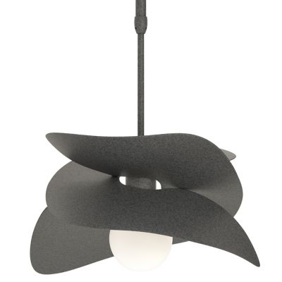 Hubbardton Forge Hibiscus Outdoor Pendant Light - Color: Grey - Size: Stand