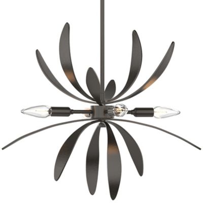 Hubbardton Forge Dahlia Pendant Light - Color: Bronze - Size: Standard - 18