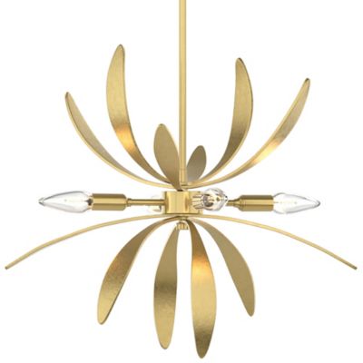 Hubbardton Forge Dahlia Pendant Light - Color: Brass - Size: Standard - 184