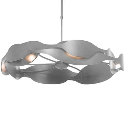 Hubbardton Forge Waves Pendant Light - Color: Silver - Size: Standard - 132