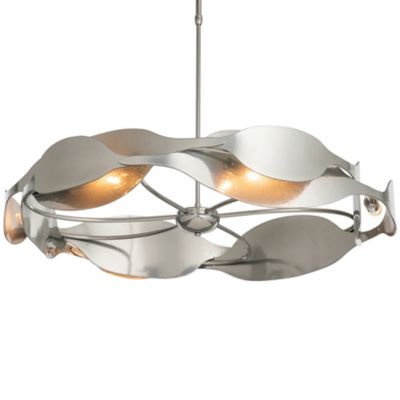 Hubbardton Forge Waves Pendant Light - Color: Silver - Size: Standard - 132