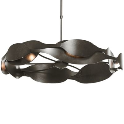 Hubbardton Forge Waves Pendant Light - Color: Bronze - Size: Standard - 132