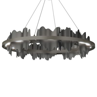 Hubbardton Forge Hildene LED Chandelier - Color: Grey - Size: 1 light - 139