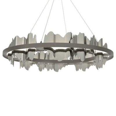 Hubbardton Forge Hildene LED Chandelier - Color: Grey - Size: 1 light - 139