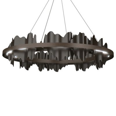 Hubbardton Forge Hildene LED Chandelier - Color: Bronze - Size: 1 light - 1