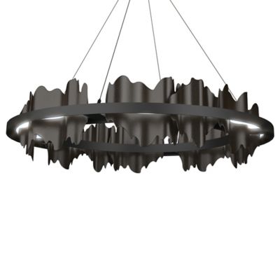 Hubbardton Forge Hildene LED Chandelier - Color: Black - Size: 1 light - 13