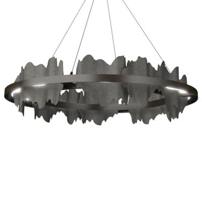 Hubbardton Forge Hildene LED Chandelier - Color: Bronze - Size: 1 light - 1