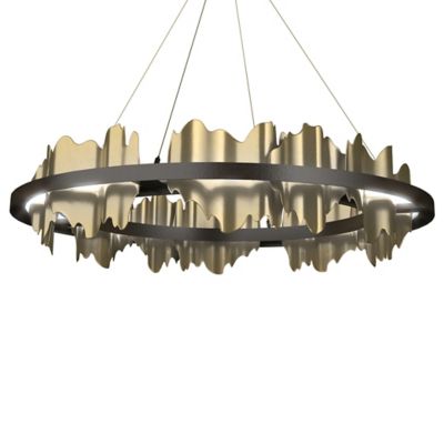 Hubbardton Forge Hildene LED Chandelier - Color: Bronze - Size: 1 light - 1