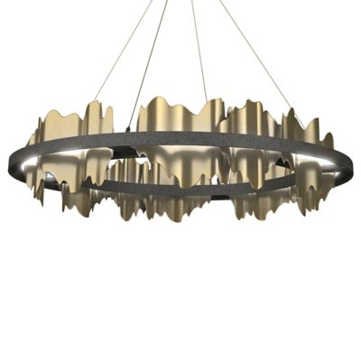 Hubbardton Forge Hildene LED Chandelier - Color: Grey - Size: 1 light - 139