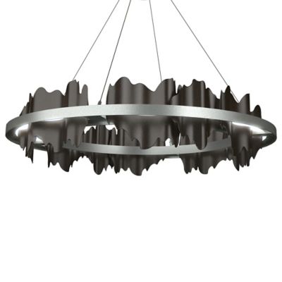 Hubbardton Forge Hildene LED Chandelier - Color: Silver - Size: 1 light - 1