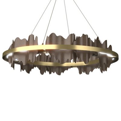 Hubbardton Forge Hildene LED Chandelier - Color: Brass - Size: 1 light - 13