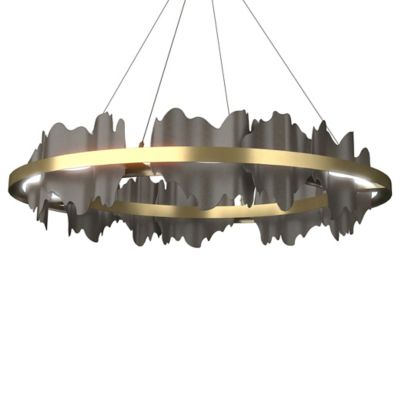 Hubbardton Forge Hildene LED Chandelier - Color: Brass - Size: 1 light - 13