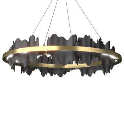 Hubbardton Forge Hildene LED Chandelier - Color: Brass - Size: 1 light - 13