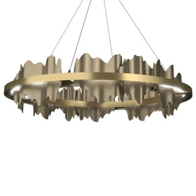 Hubbardton Forge Hildene LED Chandelier - Color: Brass - Size: 1 light - 13