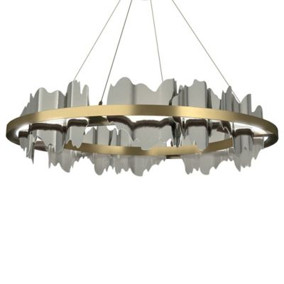 Hubbardton Forge Hildene LED Chandelier - Color: Brass - Size: 1 light - 13