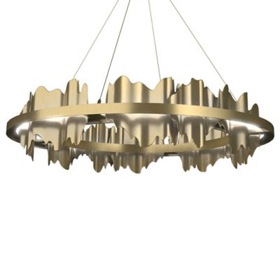 Hubbardton Forge Hildene LED Chandelier - Color: Brass - Size: 1 light - 13