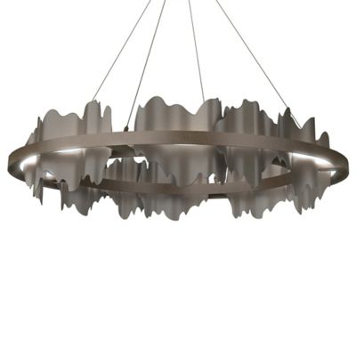 Hubbardton Forge Hildene LED Chandelier - Color: Bronze - Size: 1 light - 1