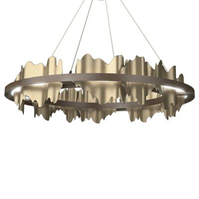 Hubbardton Forge Hildene LED Chandelier - Color: Bronze - Size: 1 light - 1