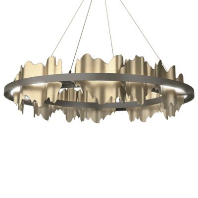 Hubbardton Forge Hildene LED Chandelier - Color: Grey - Size: 1 light - 139