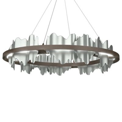 Hubbardton Forge Hildene LED Chandelier - Color: Bronze - Size: 1 light - 1