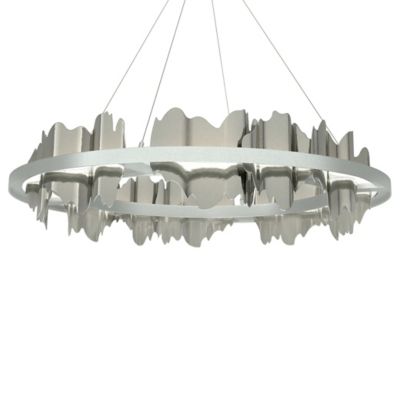 Hubbardton Forge Hildene LED Chandelier - Color: Silver - Size: 1 light - 1