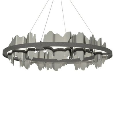 Hubbardton Forge Hildene LED Chandelier - Color: Black - Size: 1 light - 13