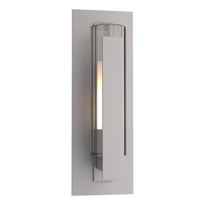 Hubbardton Forge Vertical Bar Fluted Outdoor Wall Sconce - Color: Silver - 