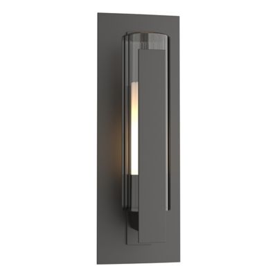 Hubbardton Forge Vertical Bar Fluted Outdoor Wall Sconce - Color: Bronze - 