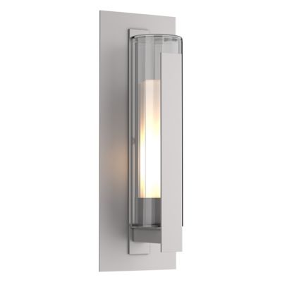 Hubbardton Forge Vertical Bar Fluted Outdoor Wall Sconce - Color: Silver - 