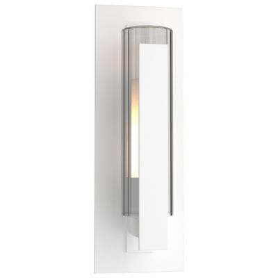 Hubbardton Forge Vertical Bar Fluted Outdoor Wall Sconce - Color: White - S