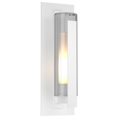 Hubbardton Forge Vertical Bar Fluted Outdoor Wall Sconce - Color: White - S