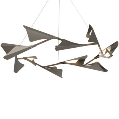 Hubbardton Forge Plume LED Chandelier - Color: Bronze - 135008-1013