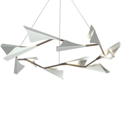 HBF1970455 Hubbardton Forge Plume LED Chandelier - Color: Bro sku HBF1970455