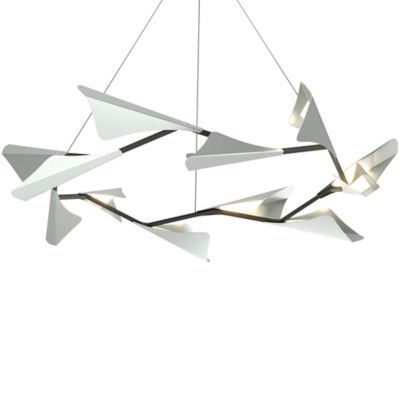 HBF1970482 Hubbardton Forge Plume LED Chandelier - Color: Bla sku HBF1970482