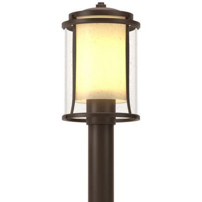 Hubbardton Forge Meridian Outdoor Post Light - Color: Bronze - Size: 1 ligh