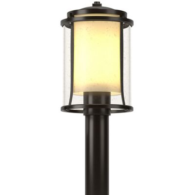 Hubbardton Forge Meridian Outdoor Post Light - Color: Bronze - Size: 1 ligh