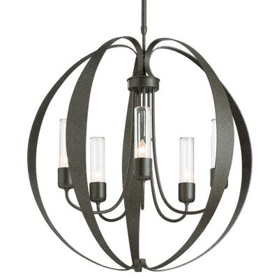 Hubbardton Forge Pomme Outdoor Pendant Light - Color: Silver - Size: Standa