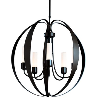 Hubbardton Forge Pomme Outdoor Pendant Light - Color: Black - Size: Standar