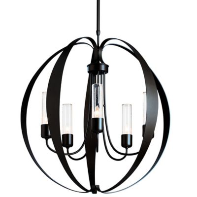 Hubbardton Forge Pomme Outdoor Pendant Light - Color: Black - Size: Standar