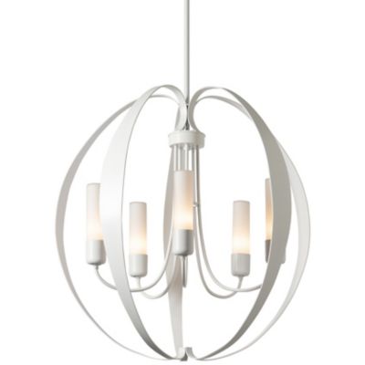 Hubbardton Forge Pomme Outdoor Pendant Light - Color: White - Size: Standar