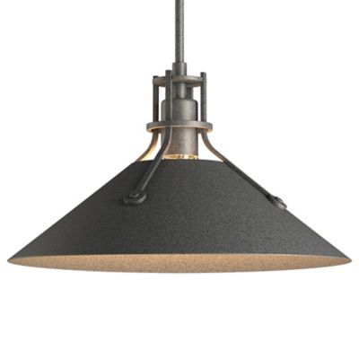 Hubbardton Forge Henry Outdoor Medium Pendant Light - Color: Silver - Size: