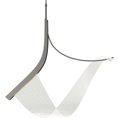 Hubbardton Forge Sling LED Pendant Light - Color: White - Size: Standard - 