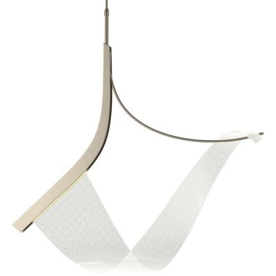 Hubbardton Forge Sling LED Pendant Light - Color: White - Size: Standard - 