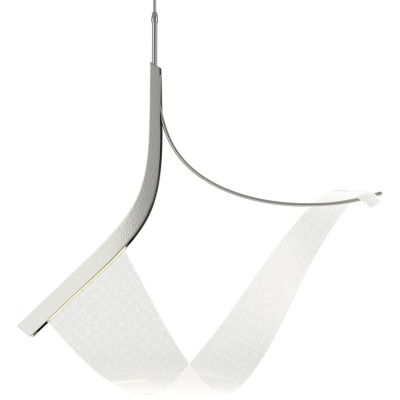 Hubbardton Forge Sling LED Pendant Light - Color: White - Size: Standard - 