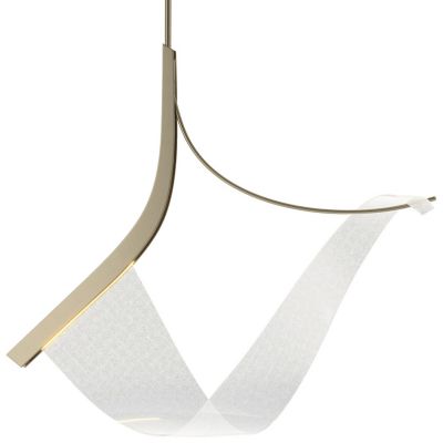 Hubbardton Forge Sling LED Pendant Light - Color: White - Size: Standard - 